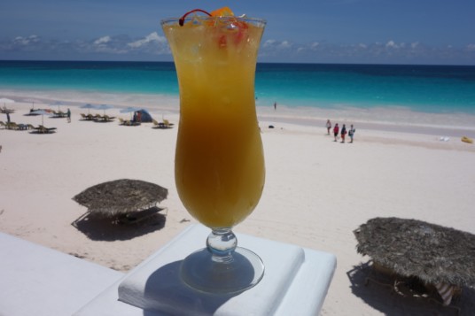 Blog Bahamas Pink Beach Drink