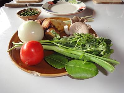 thailand kokosnussmilchsuppe