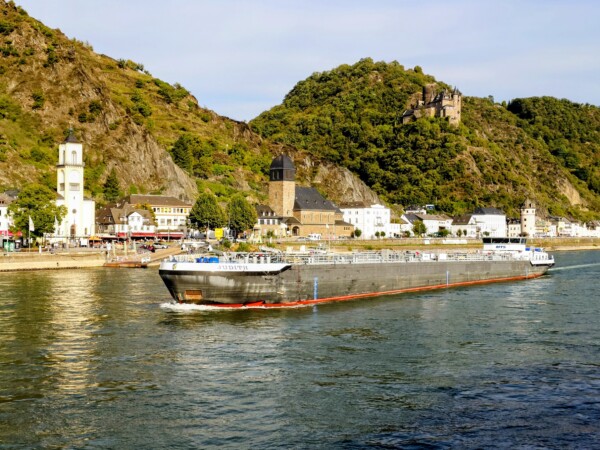 © VLife Blog vlife.blog Aussicht während der Flusskreuzfahrt mit der MS Edelweiss auf dem Rhein.