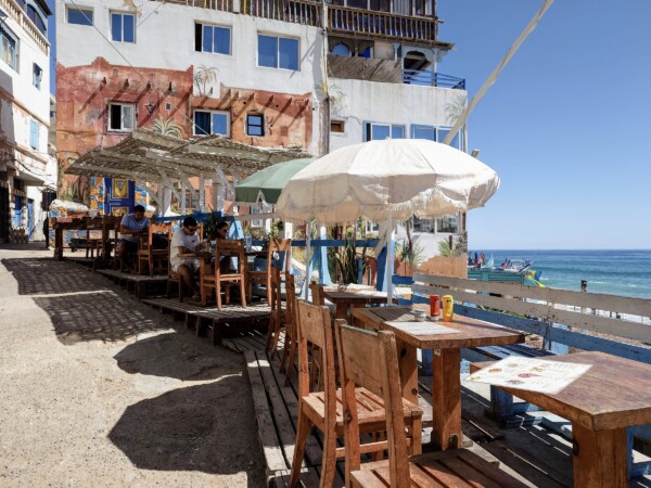 © VLife Blog vlife.blog Der reizvolle Fischerort Taghazout ist ein Bijou.