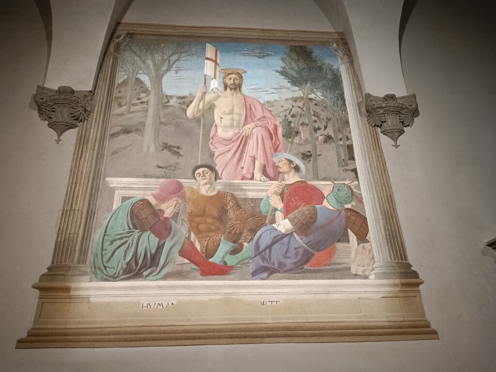 © VLife Blog vlife.blog – Die Auferstehungim Museo Civico in Sansepolcro ist eines der beeindruckendsten Werke von Piero della Francesca.
